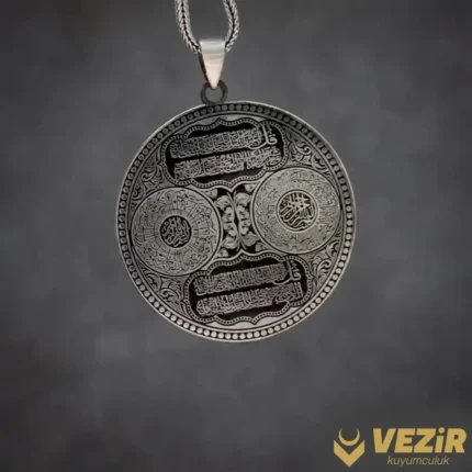 Koruma Dualı Gümüş Madalyon