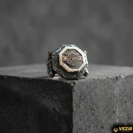 Harley Davidson Gümüş Yüzük