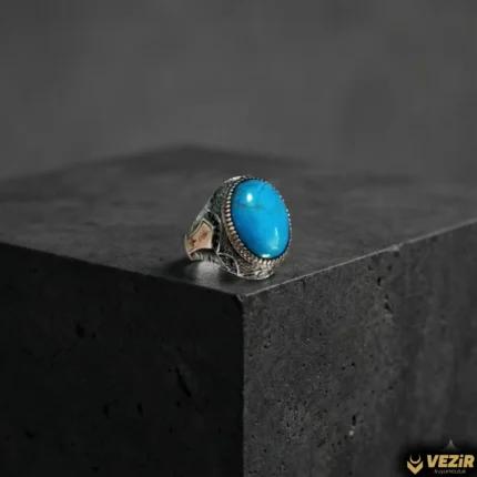 Firüze Taşlı Gümüş Yüzük