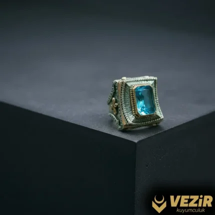 Taşlı Gümüş Yüzük Modeli