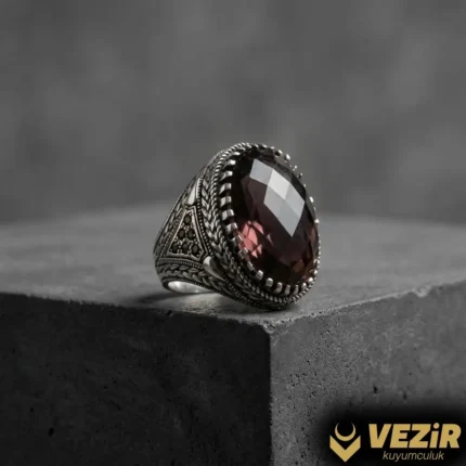 Zultanit Taşlı Gümüş Yüzük