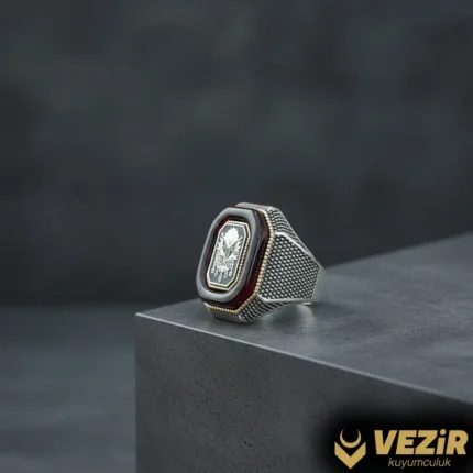 Osmanlı Arması Gümüş Yüzük