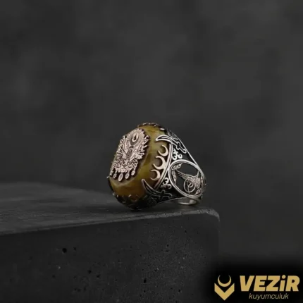 Sefer Tuğra Gümüş Yüzük