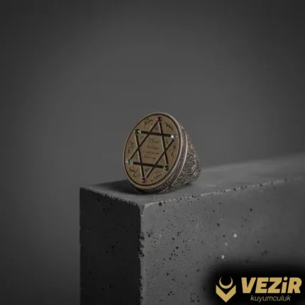 Süleyman Mührü Gümüş Yüzük