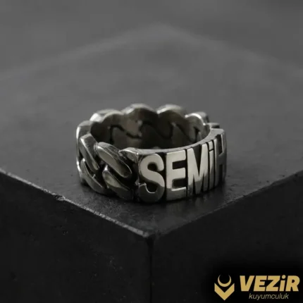 İsimli Gümüş Yüzük