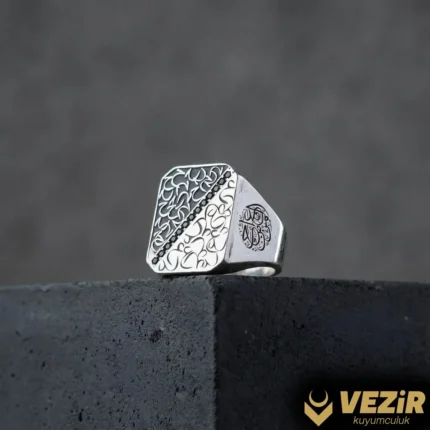 Harfli Kişiye Özel Gümüş Yüzük