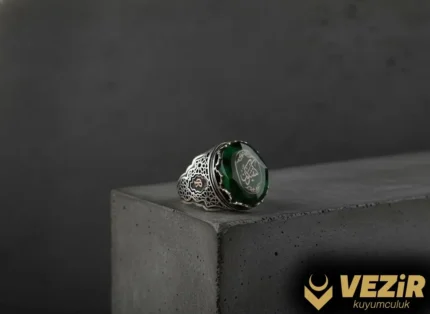 Kün Fe Yekün Gümüş Yüzük