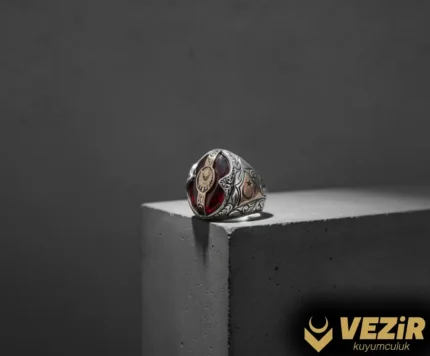 Osmanlı Sancağı Gümüş Yüzük