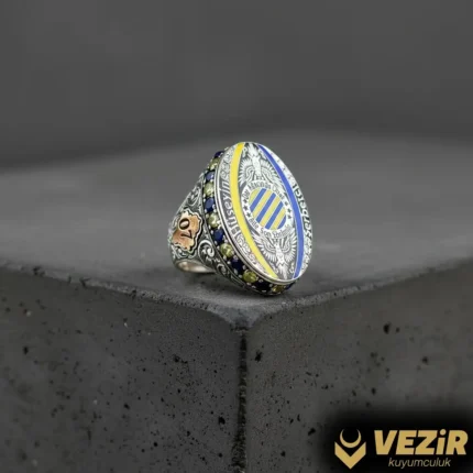 Sarı Kanarya Gümüş Yüzük